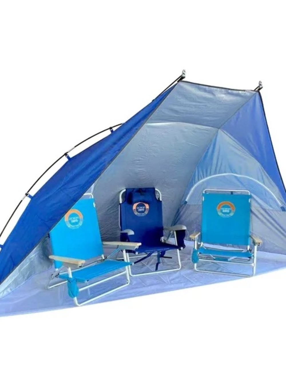 Ocean Zero Blue Portable Beach Shade